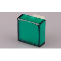 TH 15 x 15mm transparent green concave lens f...