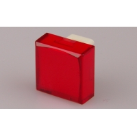 TH 15 x 15mm transparent red concave lens for...