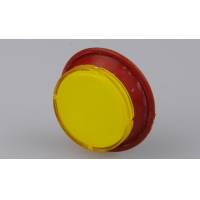 TH IP65 18mm dia transparent yellow flat lens...