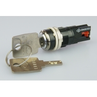 TH25 Keyswitch - 3 position latching switch b...