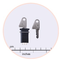TOK 2 position on-on maintained key switch